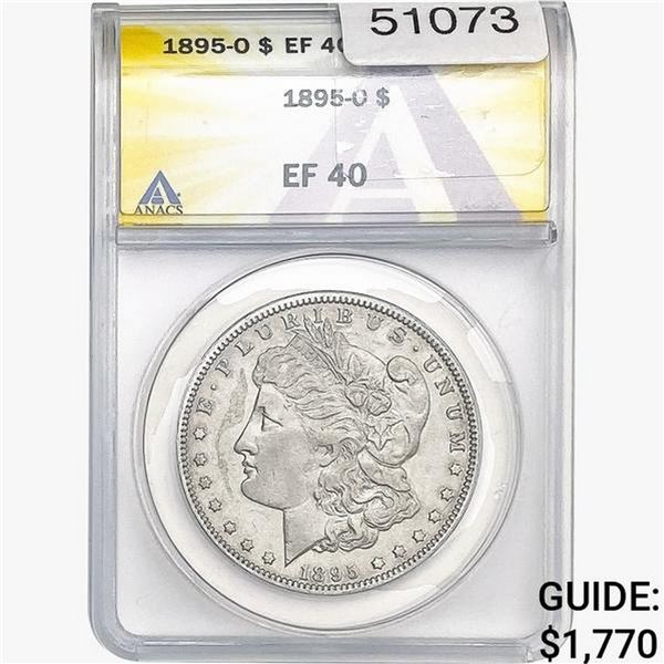 1895-O Morgan Silver Dollar ANACS EF40