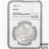 Image 1 : 1883 Morgan Silver Dollar NGC MS64