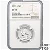 Image 1 : 1953 Washington Silver Quarter NGC PF67