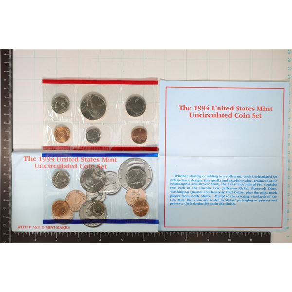 1994 US MINT SET (UNC) P/D (WITH ENVELOPE) AND