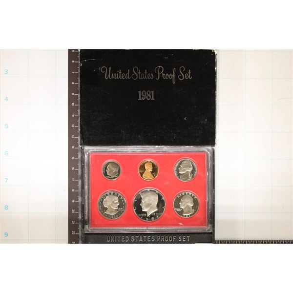 1981 US PROOF SET (WITH BOX)