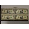 Image 1 : 1963, 1963-A. 1963-B & 1977 US $1 FRN STAR NOTES