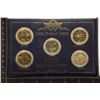 Image 1 : 2001 GOLD PLATED US QUARTERS: NEW YORK,