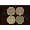Image 1 : 1905, 06, 09 & 1910 MEXICO SILVER 10 CENTAVOS