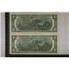 Image 2 : 2-1976 US $2 FRN GREEN SEAL'S CRISP UNC WITH US