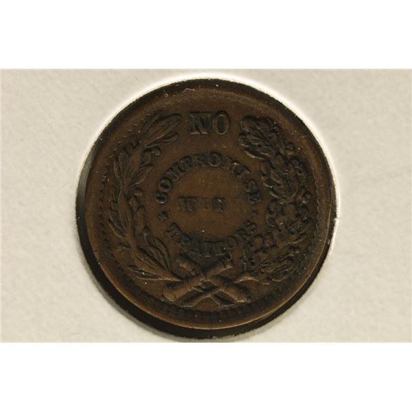 CIVIL WAR TOKEN NO COMPROMISE WITH TRAITORS