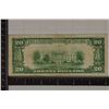 Image 2 : 1929 US $20 NATIONAL CURRENCY, BROWN SEAL TYPE 1