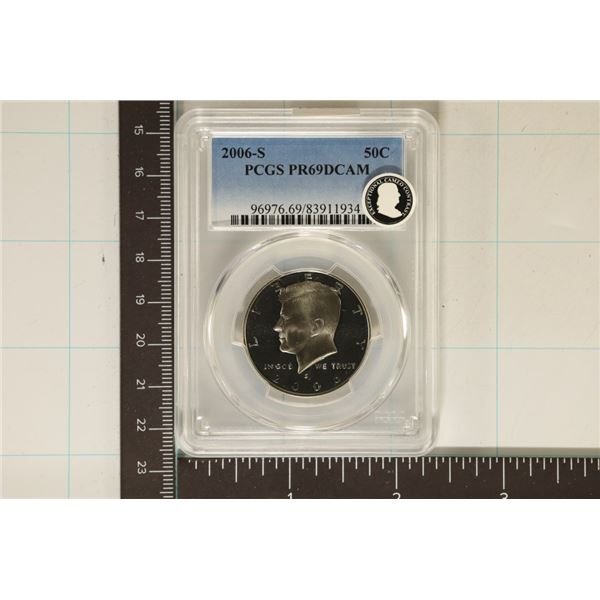 2006-S KENNEDY HALF DOLLAR PCGS PR69 DCAM