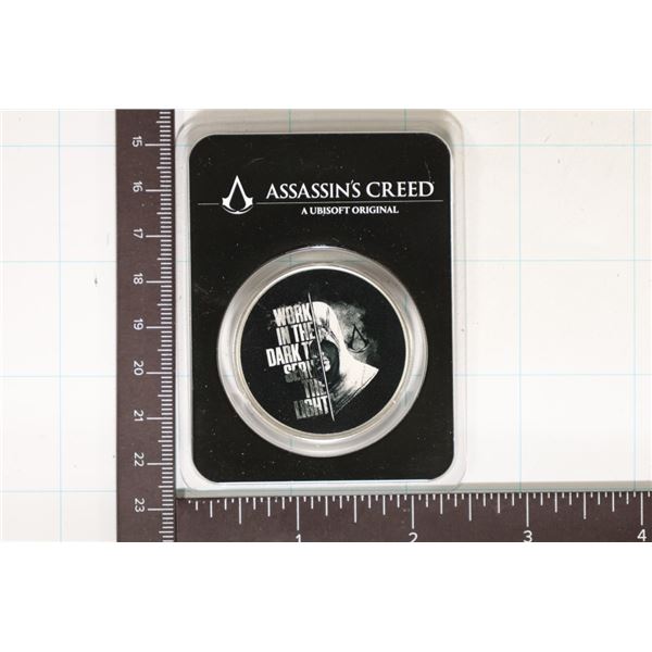 1 TROY OZ. .999 FINE SILVER "ASSASSIN'S CREED"