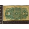 Image 2 : ACT OF 1863 US 10 CENT FRACTIONAL CURRENCY