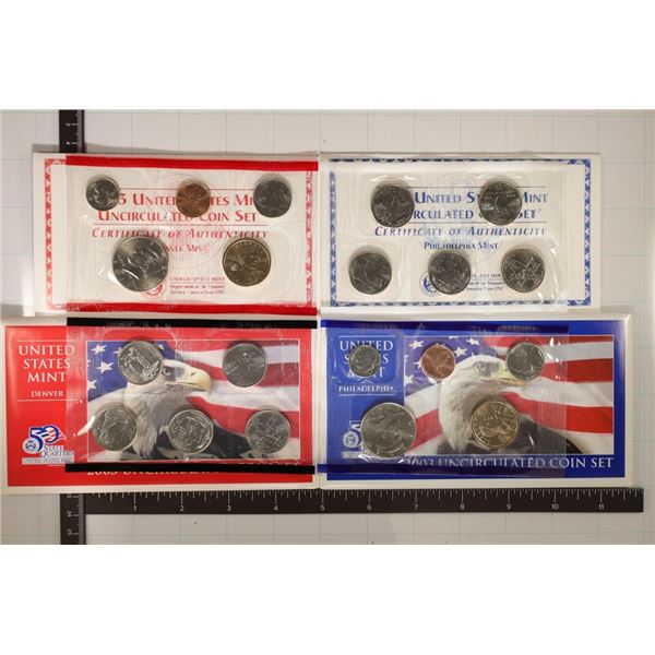 2003 US MINT SET (UNC) P/D (WITH ENVELOPE)