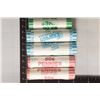 Image 1 : 5 SOLLID DATE ROLLS OF US UNC COINS:2-2004 LINCOLN