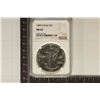 Image 1 : 1989 AMERICAN SILVER EAGLE NGC MS69
