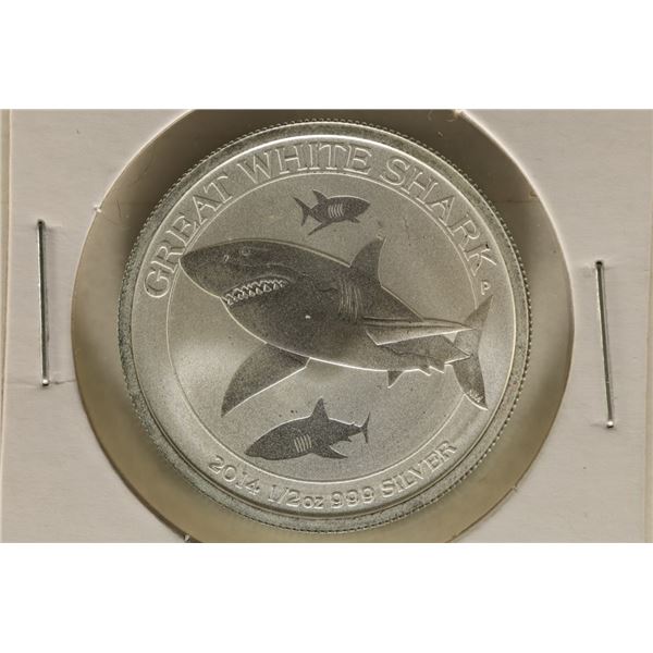 2014 AUSTRALIA UNC SILVER 50 CENT 1/2 OZ. .999