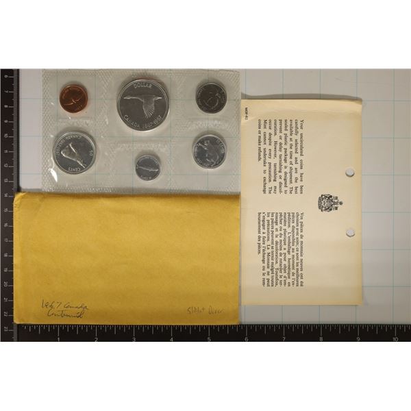 1967 SILVER CANADA (PF LIKE) SET IN ENVELOPE
