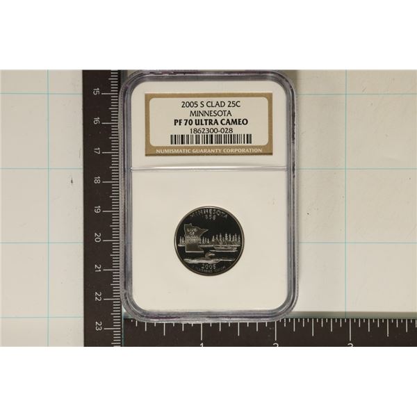2005-S MINNESOTA QUARTER NGC PF70 ULTRA CAMEO