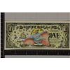 Image 1 : 2005 DISNEY $1 CRISP UNC COLORIZED BILL "DUMBO"