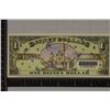 Image 2 : 2005 DISNEY $1 CRISP UNC COLORIZED BILL "DUMBO"