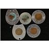 Image 2 : 5-ENCASED LINCOLN CENTS, 3 WHEATS AND 2 MEMORIAL: