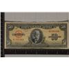 Image 1 : 1950 CUBA 100 PESO BILL.  INK ON LEFT OF PORTRAIT