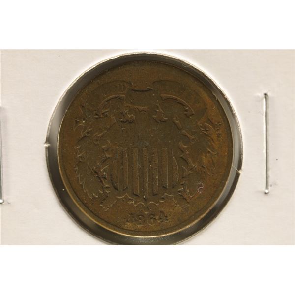 1864 US TWO CENT PIECE