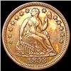 Image 1 : 1853 No Arrows Seated Liberty Half Dime CHOICE AU