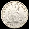 Image 1 : 1853 Arws & Rays Seated Liberty Quarter CLOSELY UNCIRCULATED