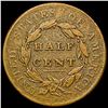 Image 2 : 1828 Classic Head Half Cent NICELY CIRCULATED