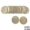 Image 1 : 1922-1935 UNC Roll of Peace Dollars [20 Coins]