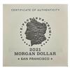 Image 3 : 2021-S Morgan Silver Dollar W/Box NGC MS70 1st Day of Issue