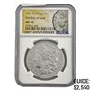 Image 1 : 2021-D Morgan Silver Dollar W/Box NGC MS70 1st Day of Issue
