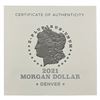 Image 3 : 2021-D Morgan Silver Dollar W/Box NGC MS70 1st Day of Issue
