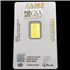 Image 2 : 2.5g Gold Pamp Suisse Bar UNCIRCULATED