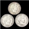 Image 1 : [3] 1903-O-1916 Barber Dime UNCIRCULATED