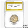 Image 1 : 1876 Seated Liberty Quarter PGA MS64+