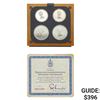 Image 1 : 1976 Montreal Olympics $5 and $10 4 Coin Set [4 Coins]