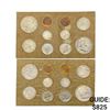 Image 1 : 1957 UNC US Dbl Mint Set [20 Coins]