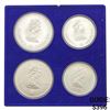 Image 1 : 1976 Montreal Olympics $5 and $10 4 Coin Set [4 Coins]