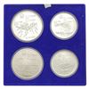 Image 2 : 1976 Montreal Olympics $5 and $10 4 Coin Set [4 Coins]