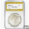 Image 1 : 1884-CC Morgan Silver Dollar PGA MS64