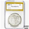 Image 1 : 1881-S Morgan Silver Dollar PGA MS64 PL