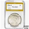 Image 1 : 1926-D Silver Peace Dollar PGA MS65