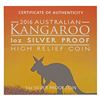 Image 4 : 2016 Australia 1oz Silver Kangaroo High Relief NGC PF70 DCAM