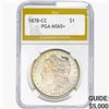 Image 1 : 1878-CC Morgan Silver Dollar PGA MS65+