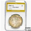 Image 1 : 1882-CC Morgan Silver Dollar PGA MS63