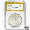 Image 1 : 1881-S Morgan Silver Dollar PGA MS64