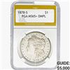Image 1 : 1878-S Morgan Silver Dollar PGA MS65+ DMPL