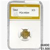 Image 1 : 1860 Silver Three Cent PGA MS64