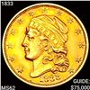 Image 1 : 1833 $2.50 Gold Quarter Eagle UNCIRCULATED