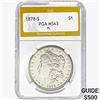 Image 1 : 1878-S Morgan Silver Dollar PGA MS63 PL